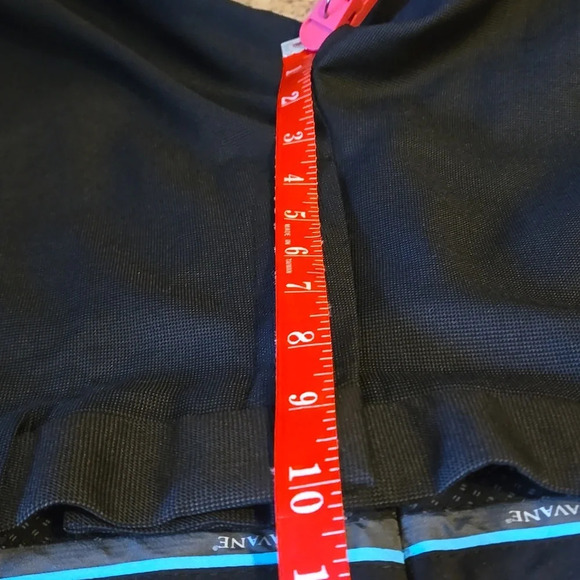 Savane Flat Front Straight Leg Black Dress Pants Men's Washable size 32X30 - Picture 11 of 13
